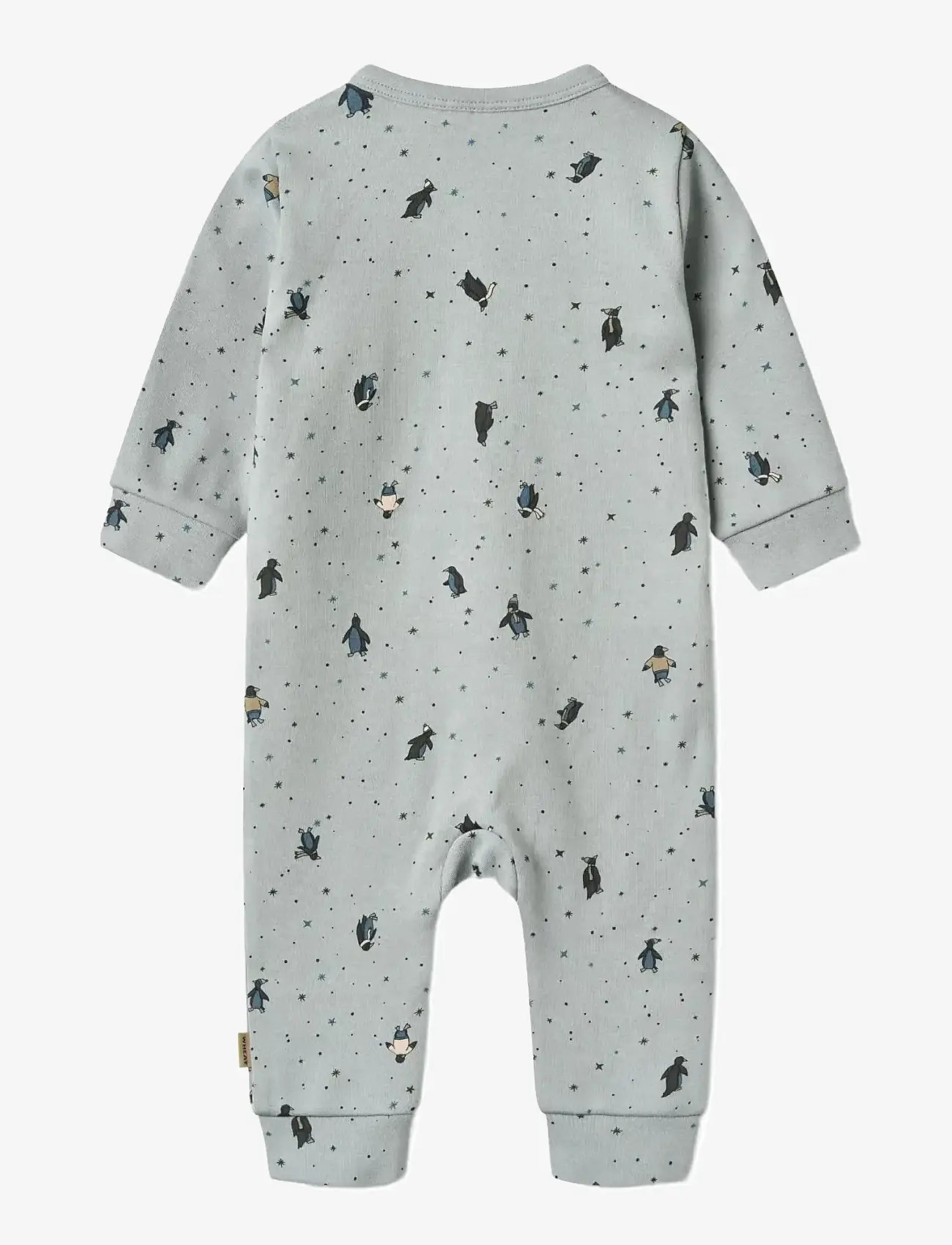 Wheat - Jumpsuit Bendji - langærmede heldragter - soft rain penguins - 1