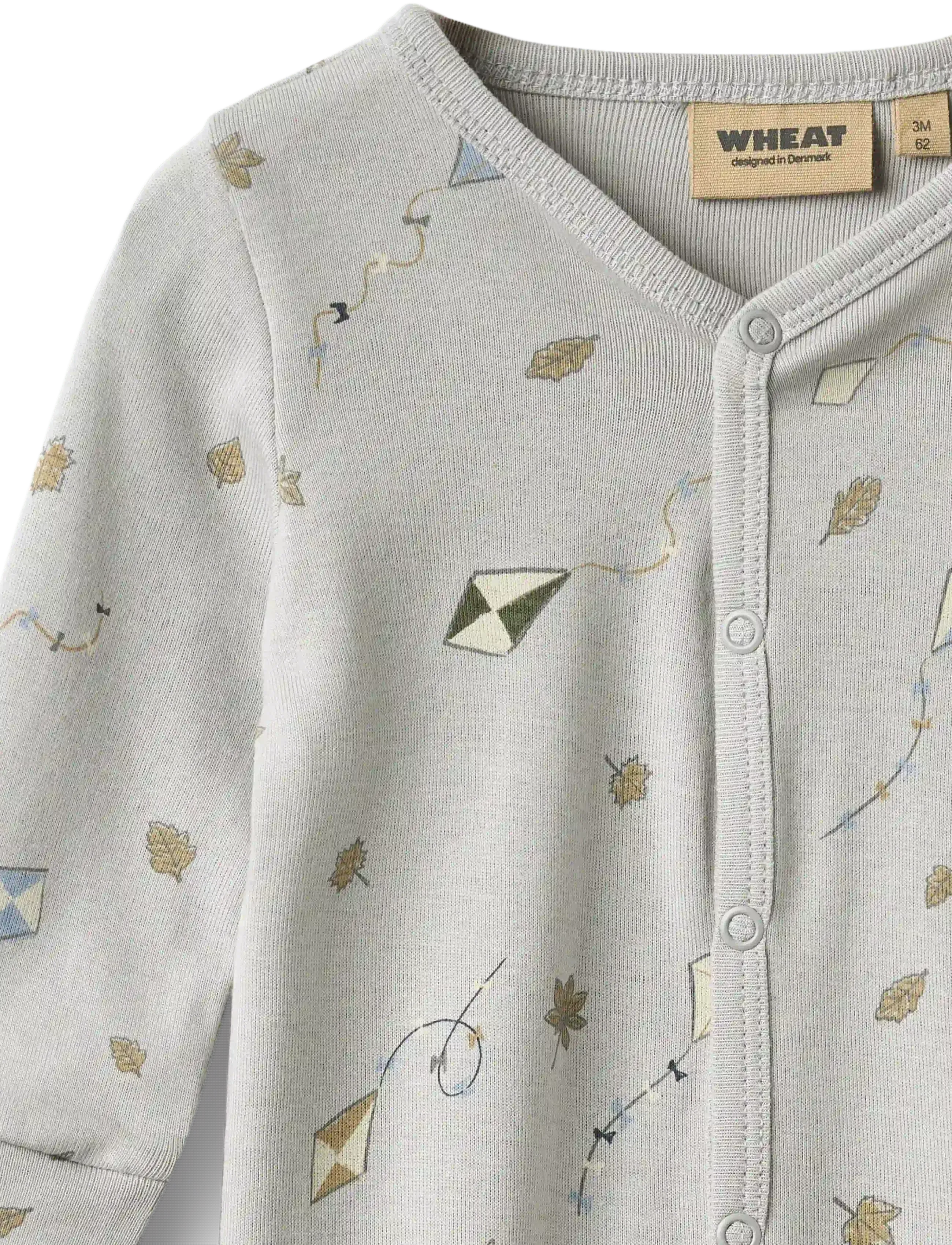 Wheat - Jumpsuit L/S Bendji - jumpsuits - mellow sky kites - 2