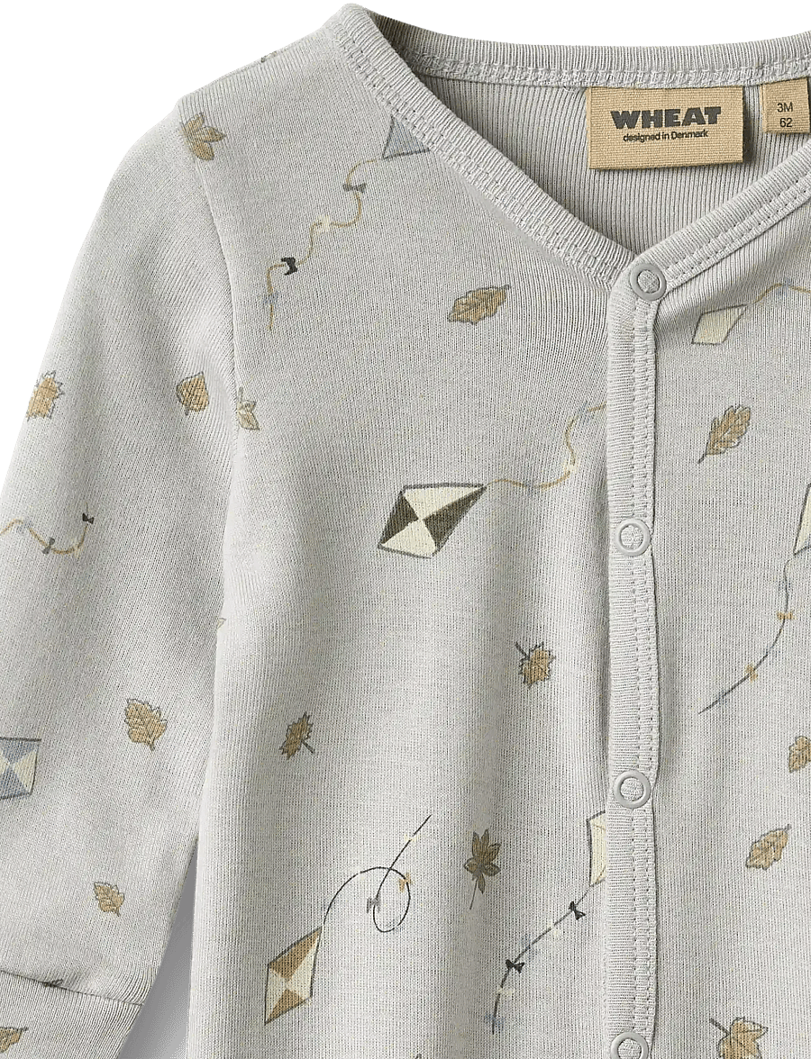 Wheat - Jumpsuit L/S Bendji - jumpsuits - mellow sky kites - 2