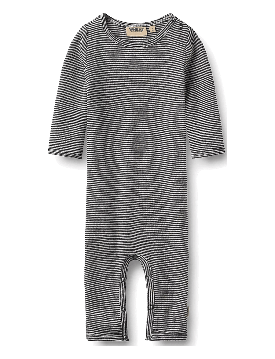 Wheat - Wool Jumpsuit Haven - kombinesoonid - navy stripe - 0