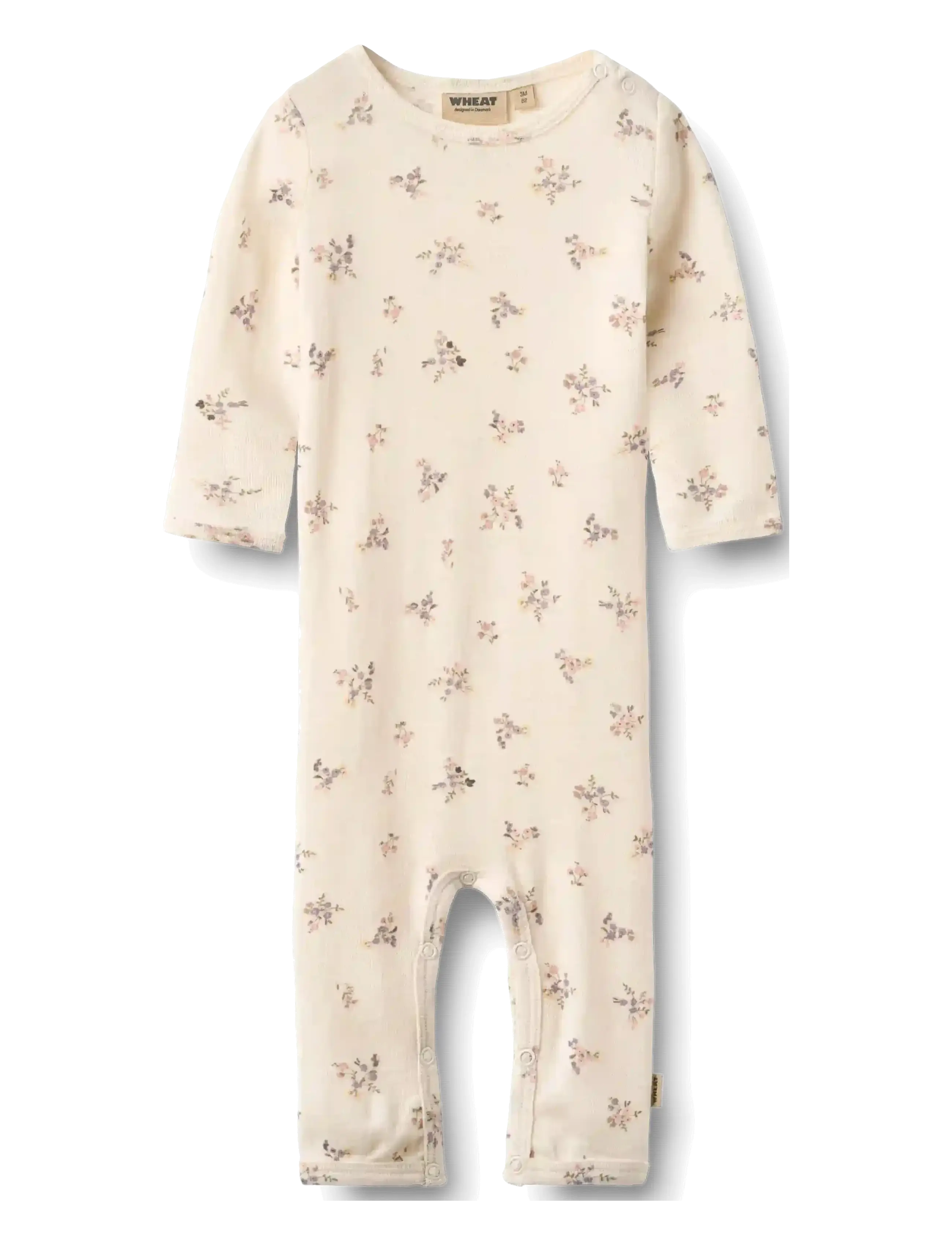 Wheat - Wool Jumpsuit Haven - jumpsuits - eggshell flowers - 1
