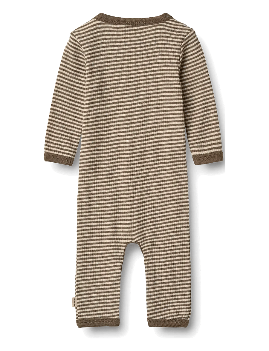 Wheat - Wool Jumpsuit Haven - jumpsuits - wood stripe - 1