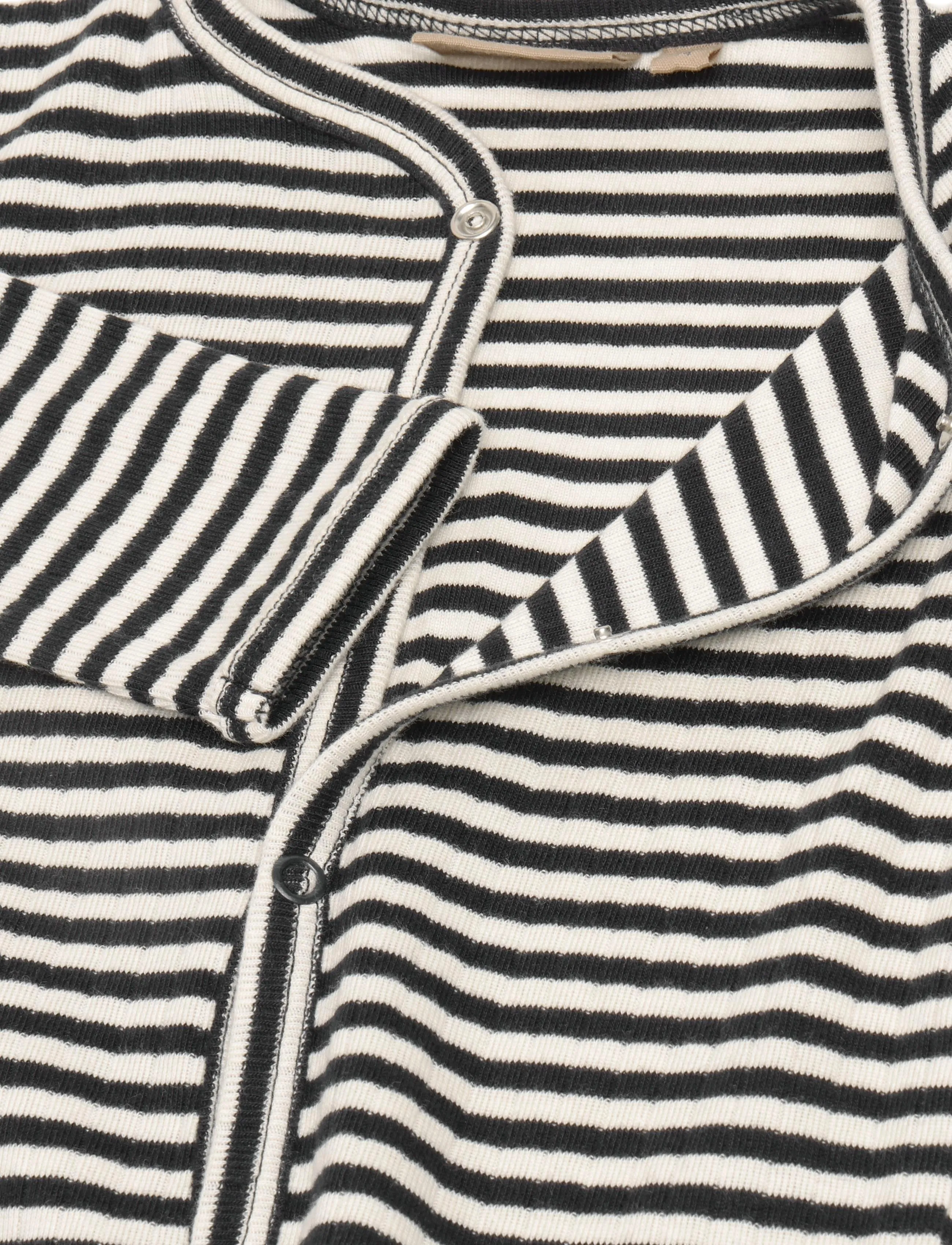 Wheat - Jumpsuit L/S Dusty - kinder - navy rib stripe - 2