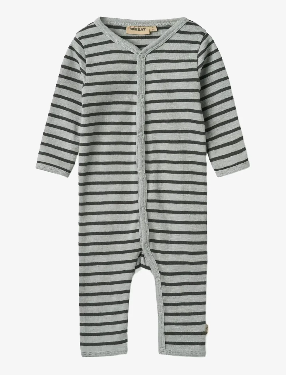 Wheat - Jumpsuit L/S Dusty - langärmelig - soft blue stripe - 0