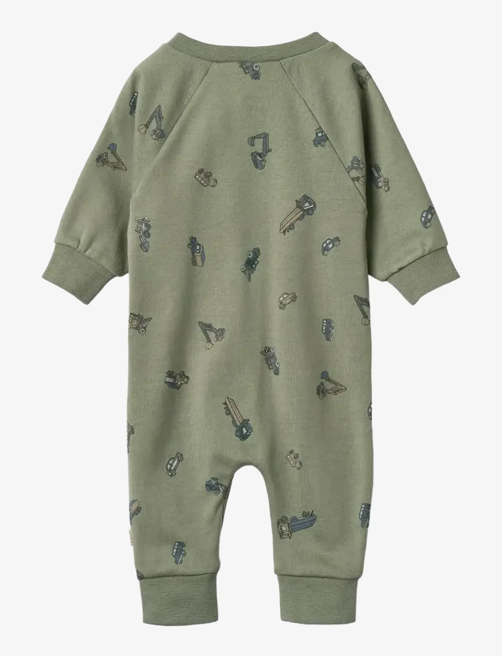 Wheat - Jumpsuit L/S Lou - langärmelig - dusty green cars - 1