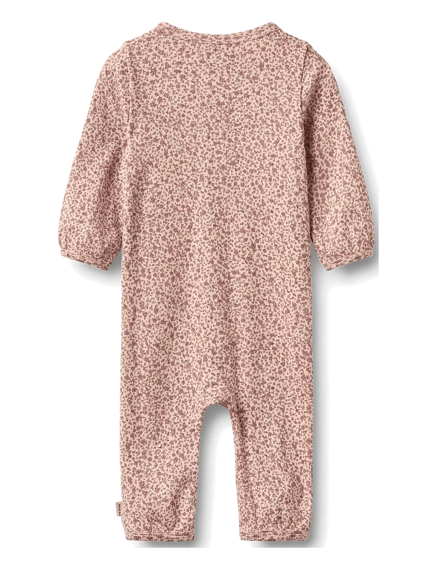 Wheat - Jumpsuit L/S Felizia - jumpsuits - dime rose small flowers - 1