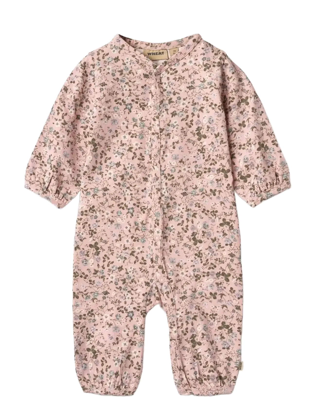 WHEAT Jumpsuit L/S Felizia Pink - 74 - Kinder