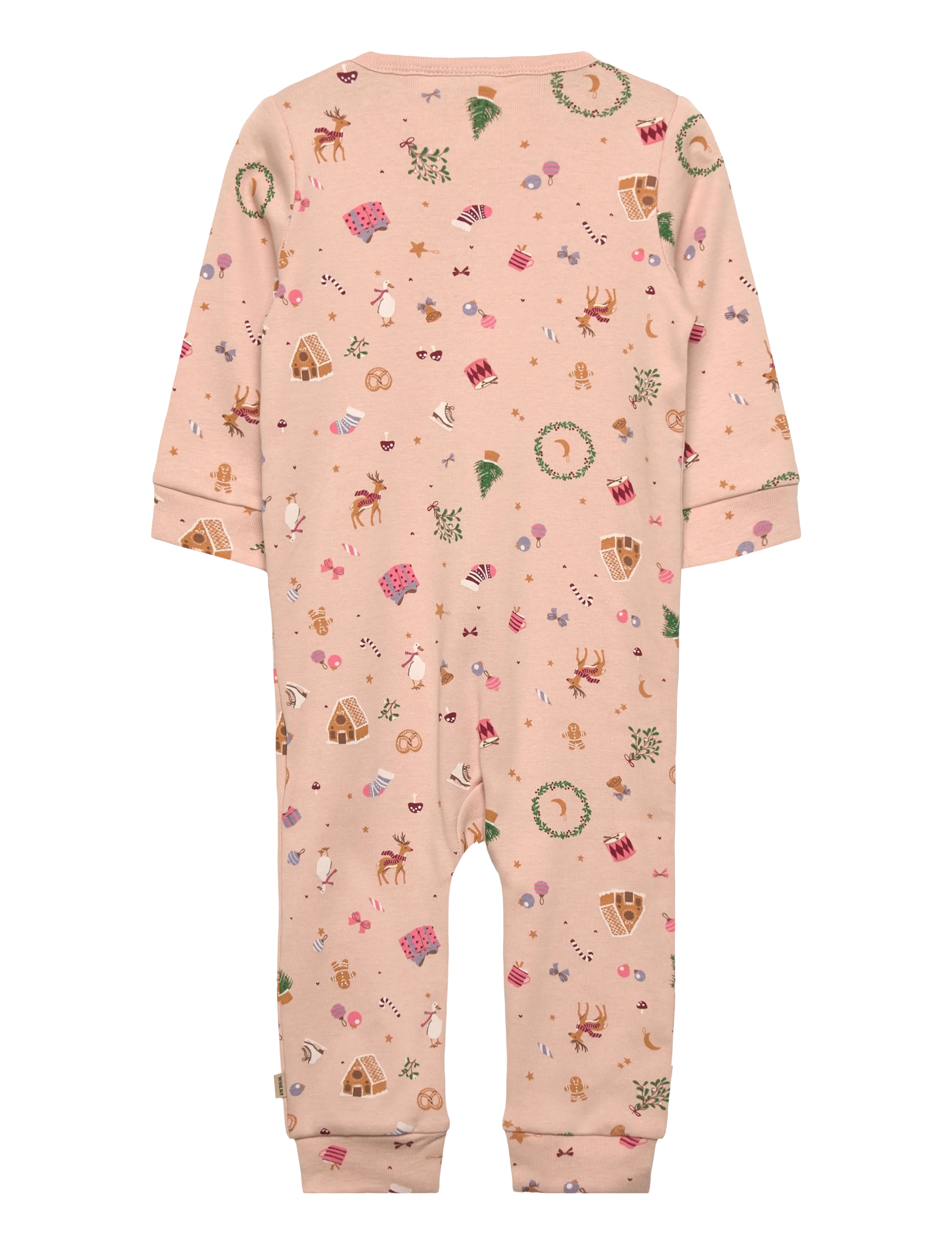 Wheat - Sleepsuit Nikola - schlafoveralls - rose dust holiday - 1
