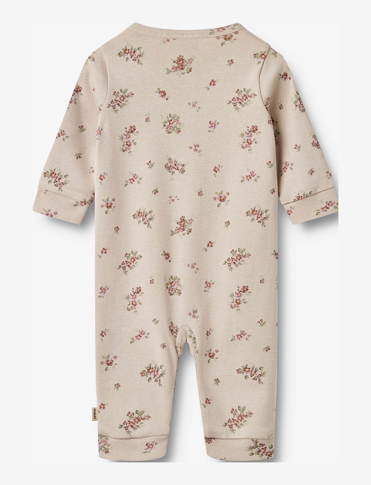 Wheat - Sleepsuit L/S Nikola - pale lilac flowers - 1