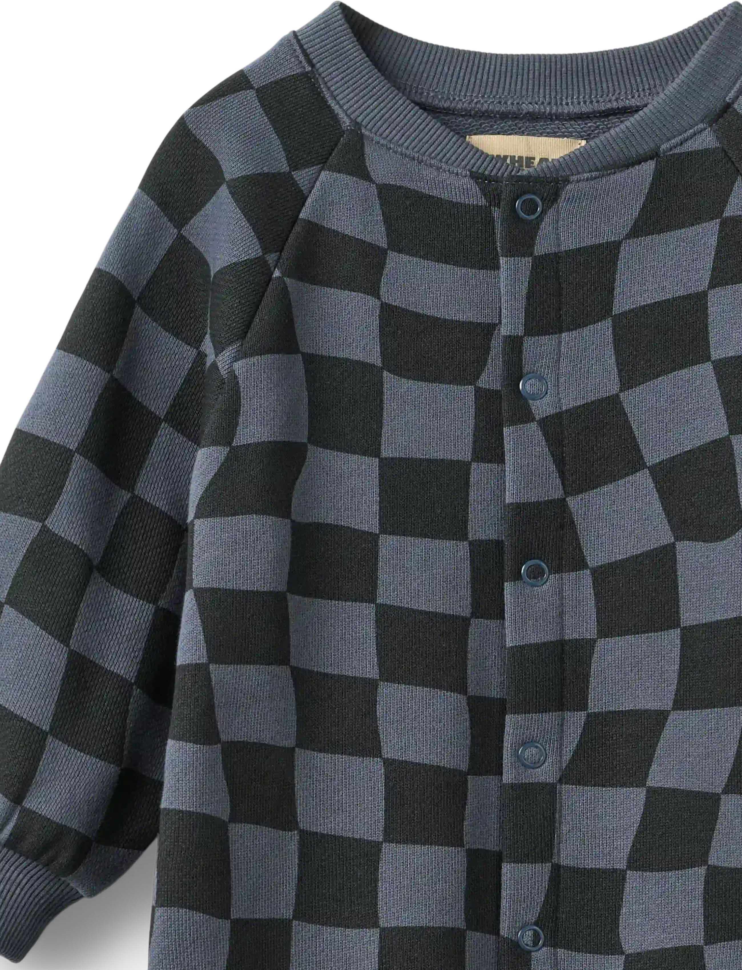 Wheat - Jumpsuit L/S Lilo - jumpsuits - navy blue check - 2