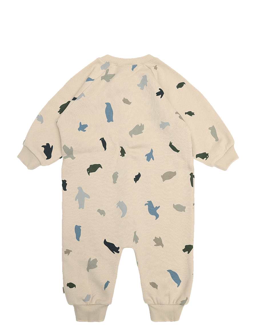 Wheat - Jumpsuit L/S Lilo - jumpsuits - offwhite penguins - 1