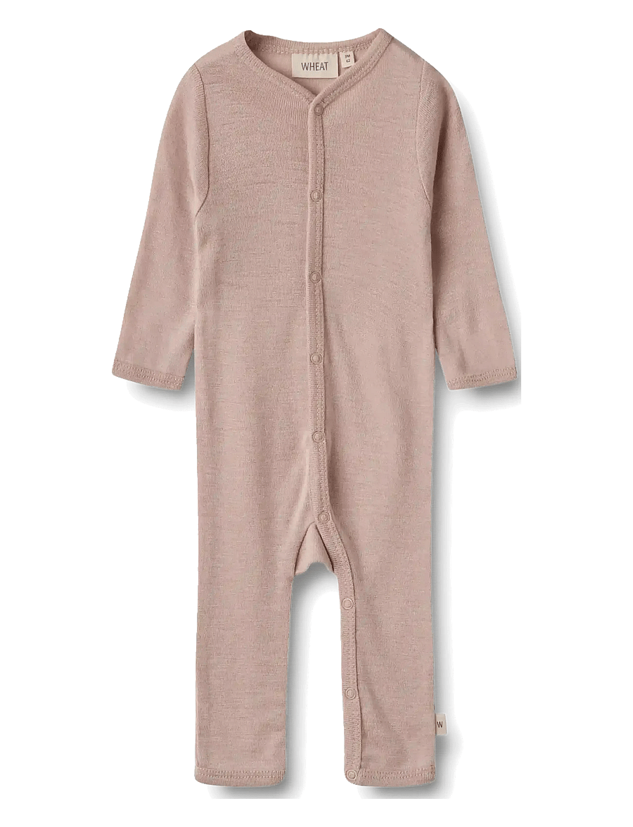 Wheat - Wool Jumpsuit Dusty - jumpsuits - dry rose - 0