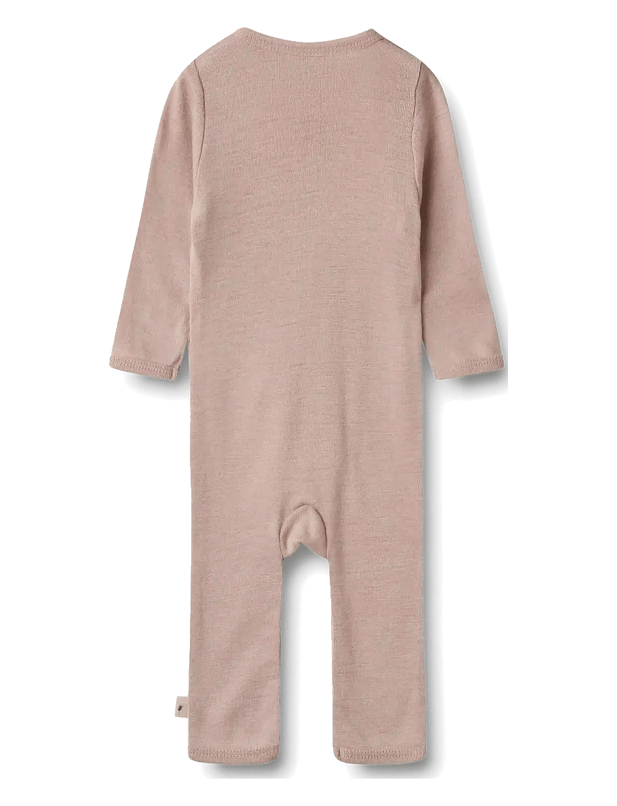 Wheat - Wool Jumpsuit Dusty - jumpsuits - dry rose - 1