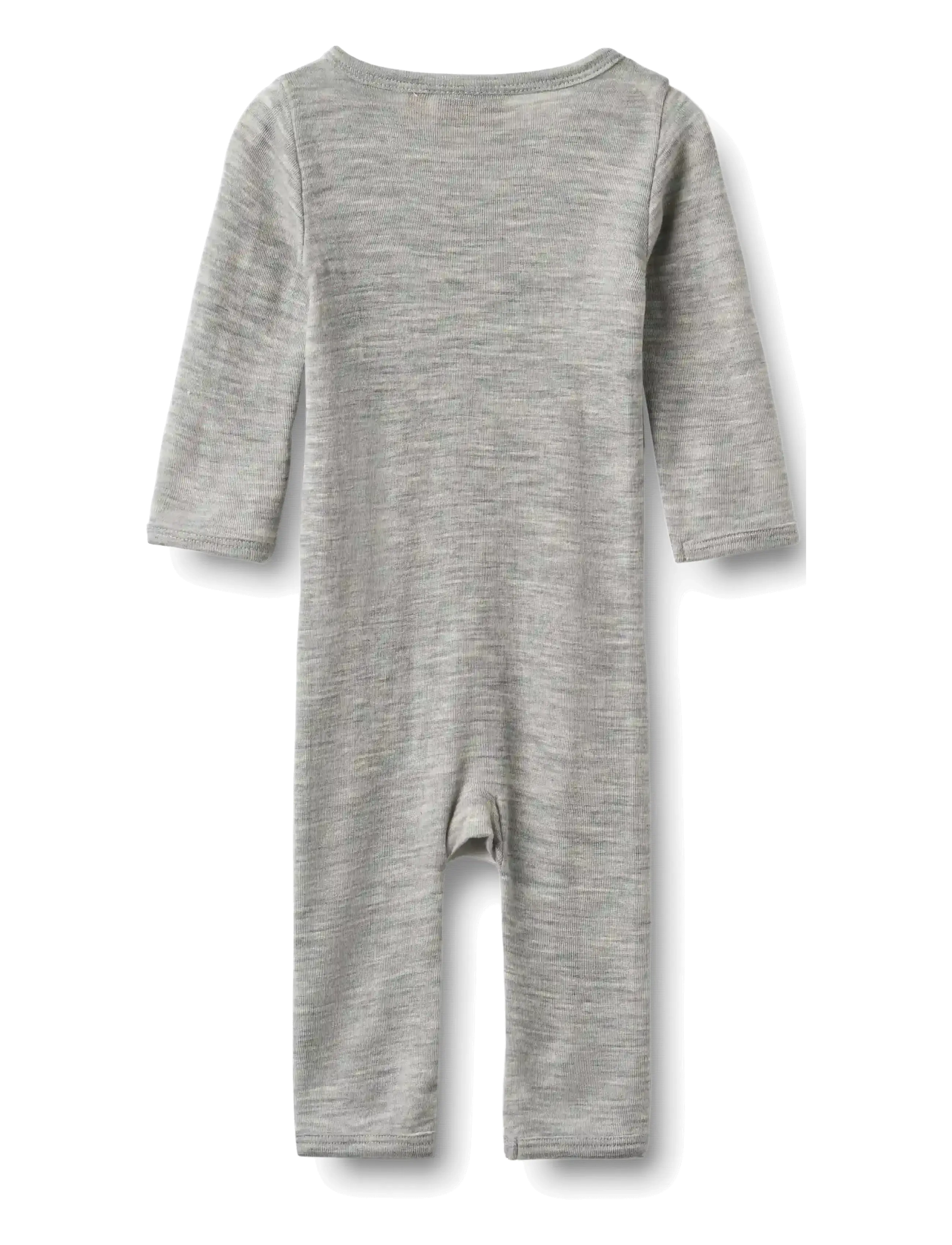 Wheat - Wool Jumpsuit Dusty - jumpsuits - melange grey - 1