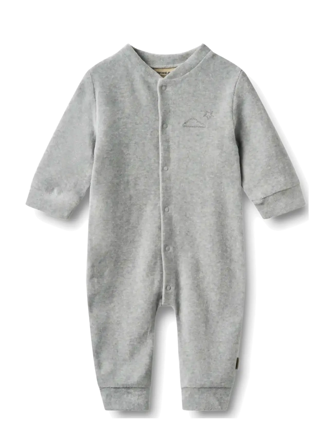 Wheat Jumpsuit L/S Avery Sky - Tøj - MELANGE GREY / grey