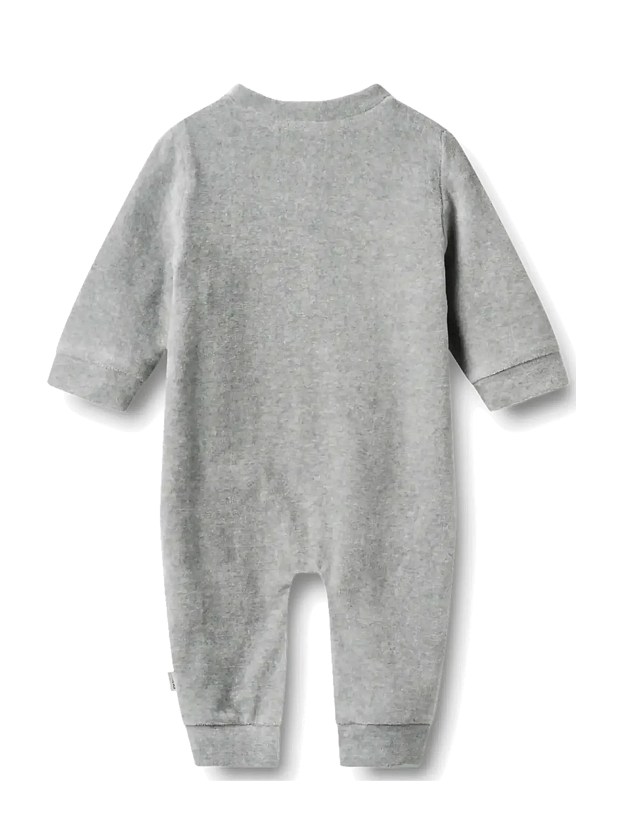 Wheat - Jumpsuit L/S Avery Sky - kombinesoonid - melange grey - 2
