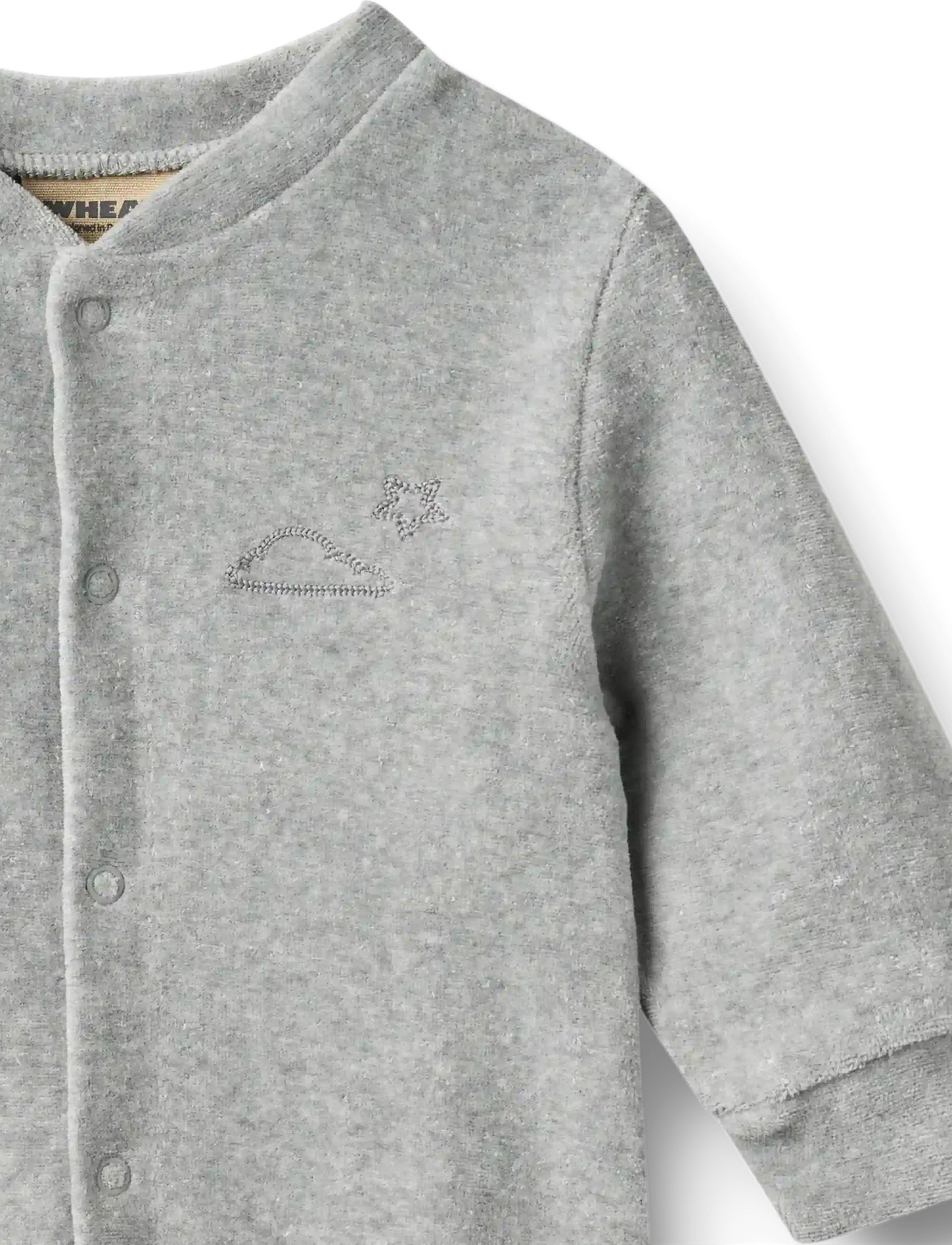 Wheat - Jumpsuit L/S Avery Sky - buksedragter - melange grey - 5