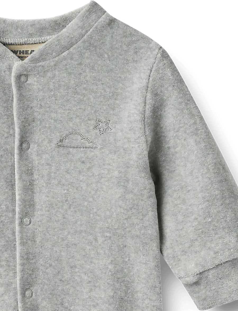 Wheat - Jumpsuit L/S Avery Sky - kombinesoonid - melange grey - 5