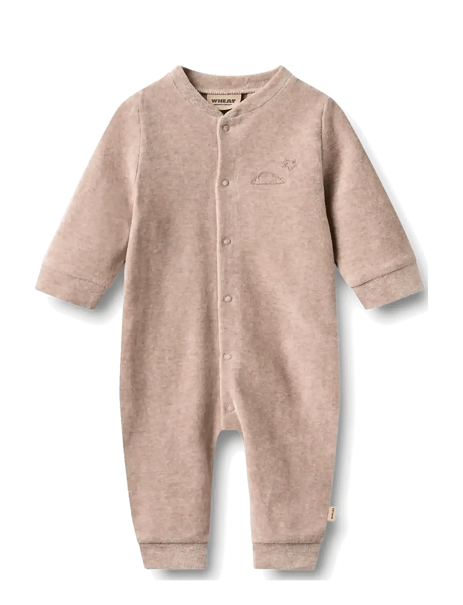 Wheat - Jumpsuit L/S Avery Sky - jumpsuits - melange rose - 0