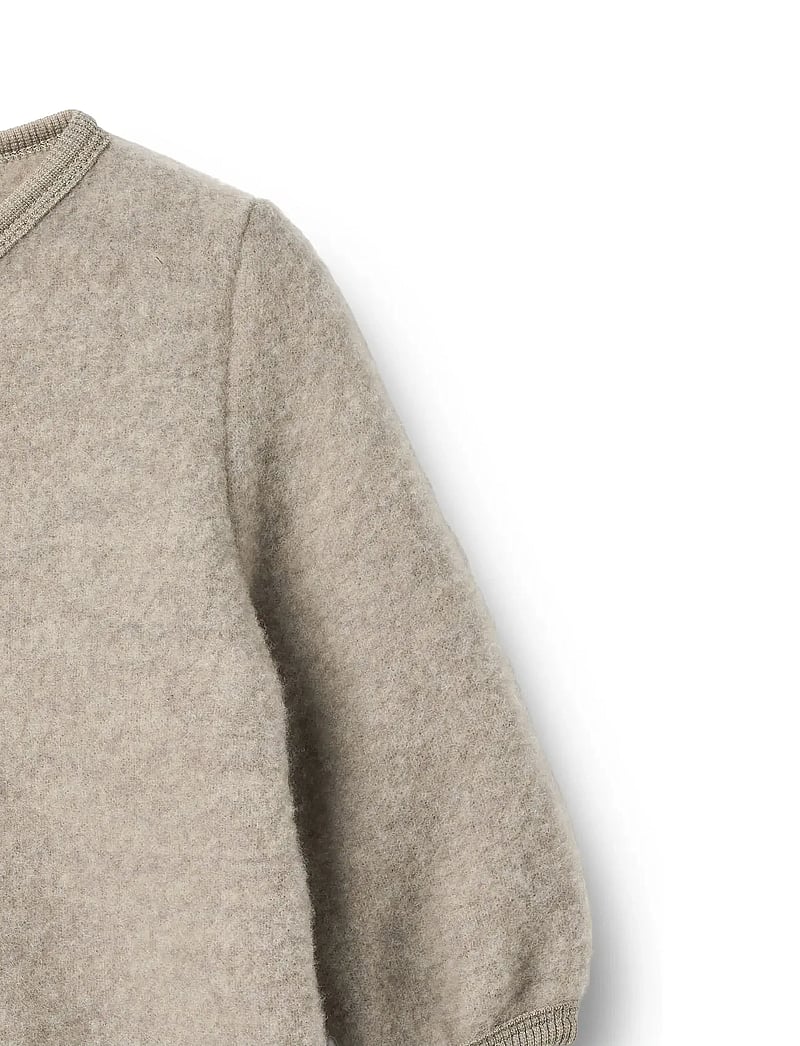 Wheat - Wool Feece Suit Levi - fleece sæt - khaki melange - 2