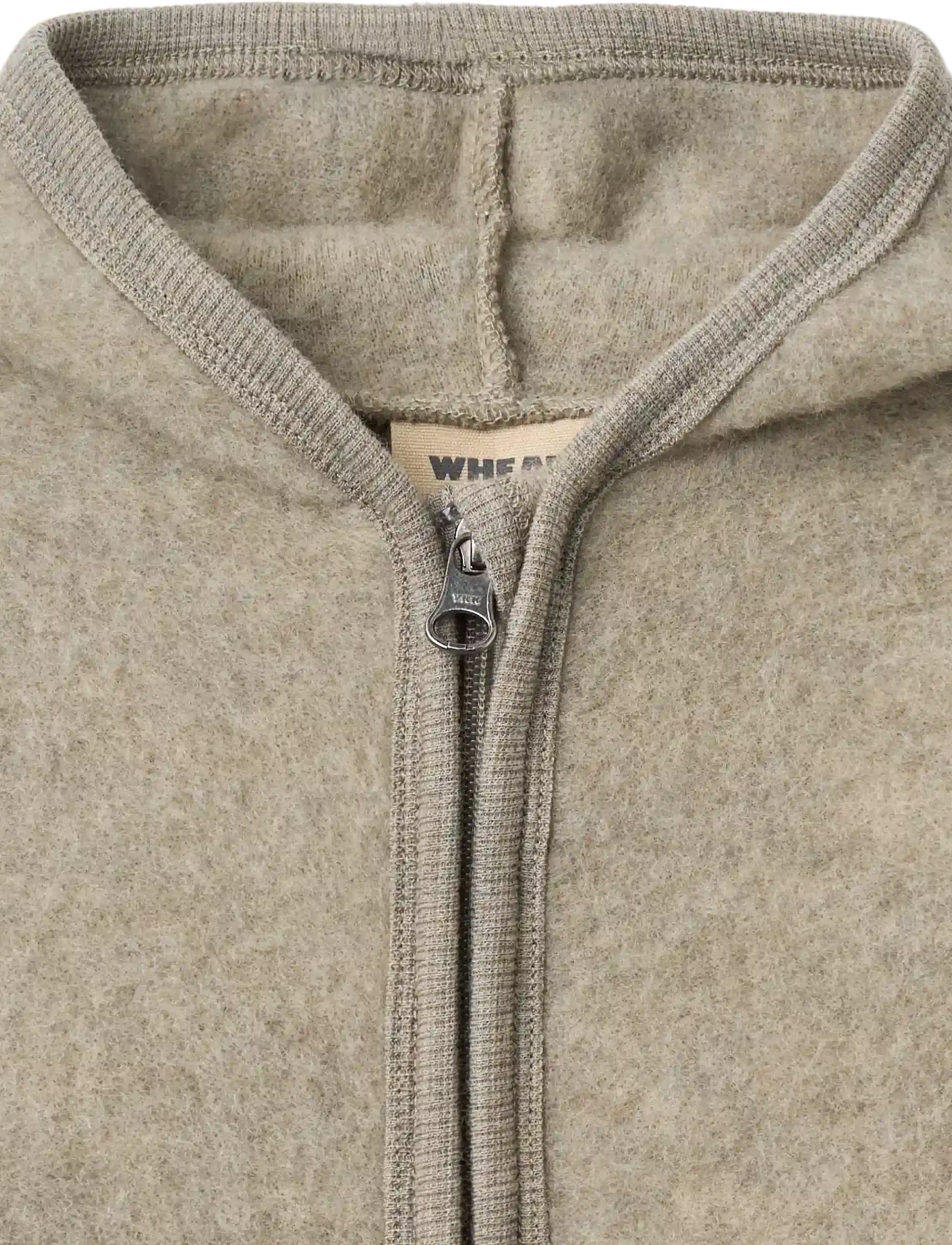 Wheat - Wool fleece suit Ata - jumpsuits - khaki melange - 2