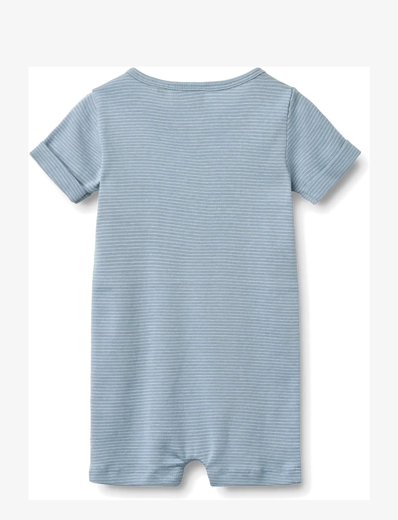 Wheat - Jumpsuit S/S Alfred - kortærmede heldragter - faded blue stripe - 1