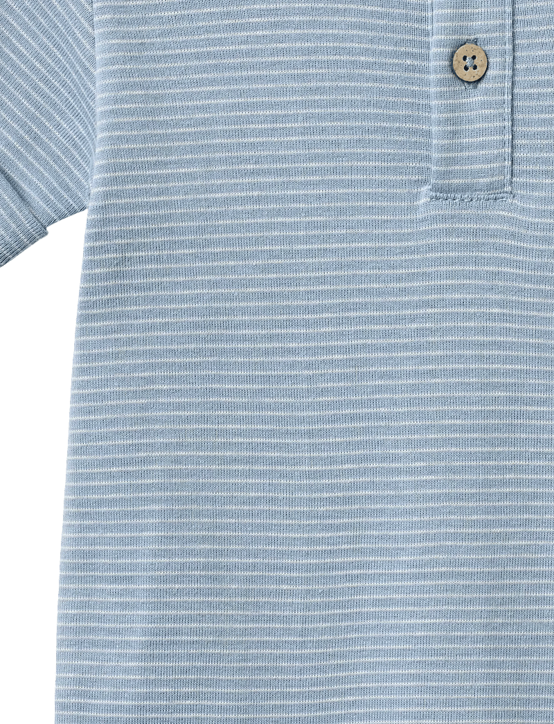 Wheat - Jumpsuit S/S Alfred - kortærmede heldragter - faded blue stripe - 2