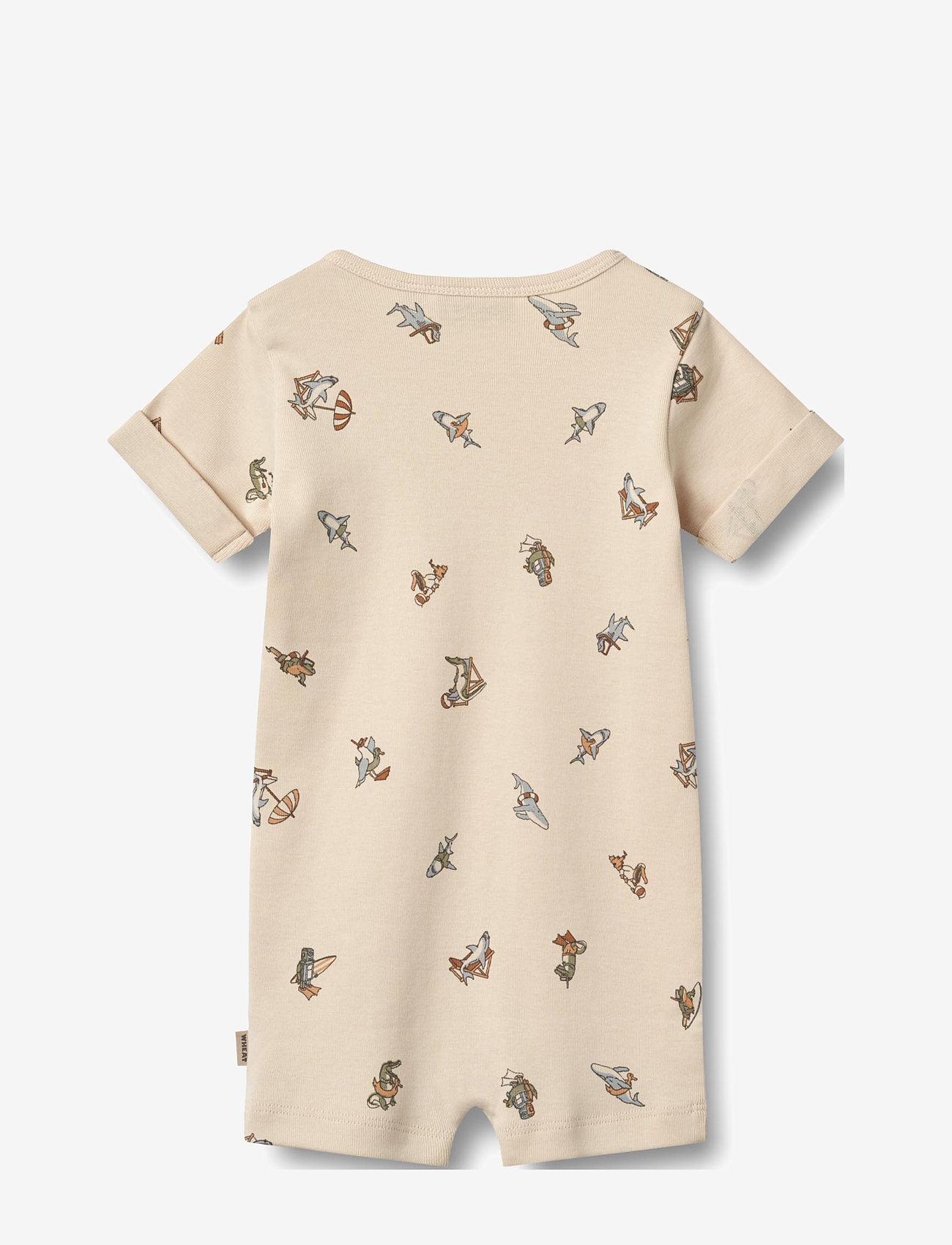 Wheat - Jumpsuit S/S Alfred - kortärmade bodysuits - beach friends - 1