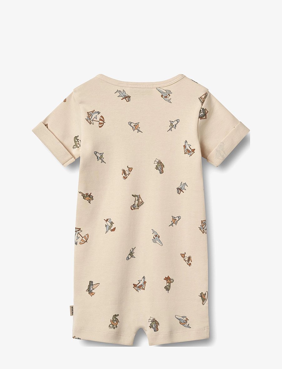 Wheat - Jumpsuit S/S Alfred - kortærmede heldragter - beach friends - 1
