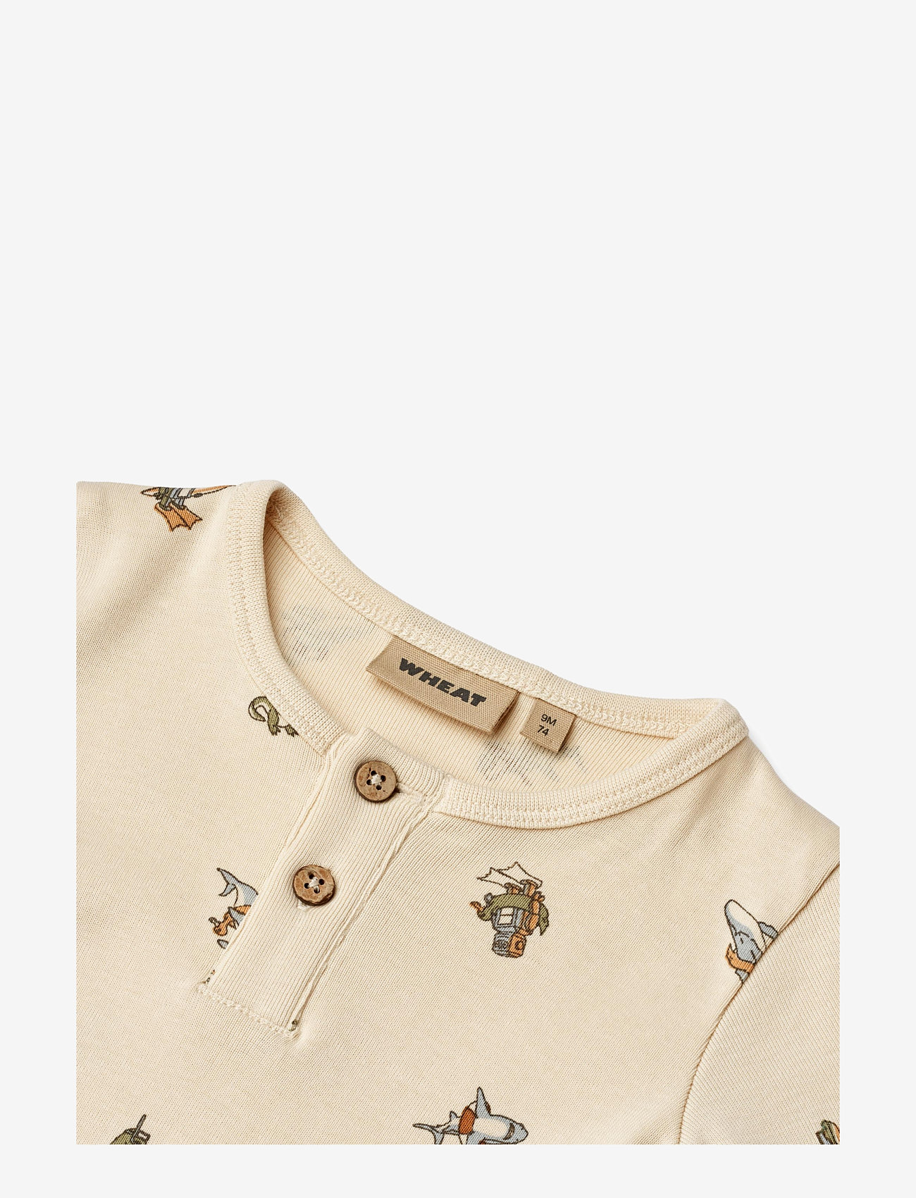 Wheat - Jumpsuit S/S Alfred - kortärmade bodysuits - beach friends - 2