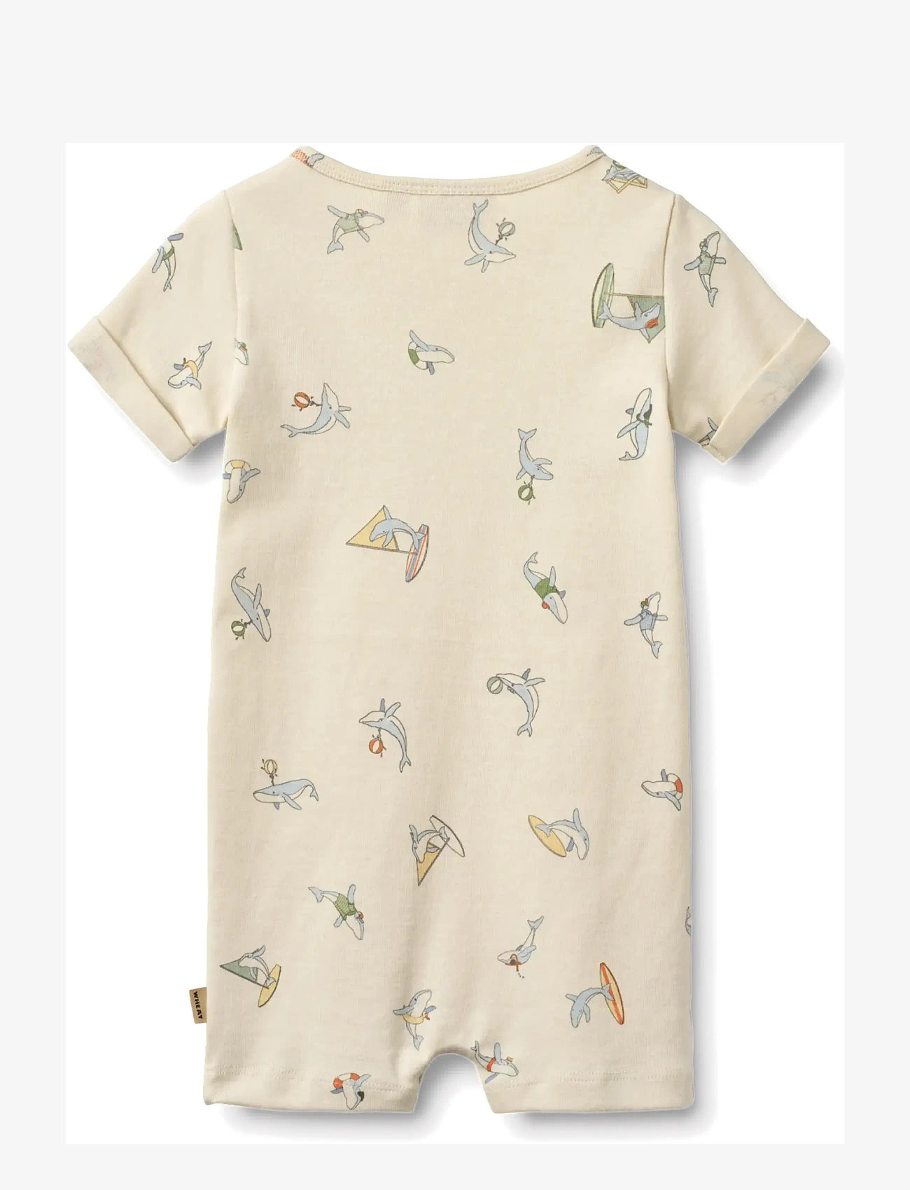 Wheat - Jumpsuit S/S Alfred - kurzärmelig - whale friends - 1
