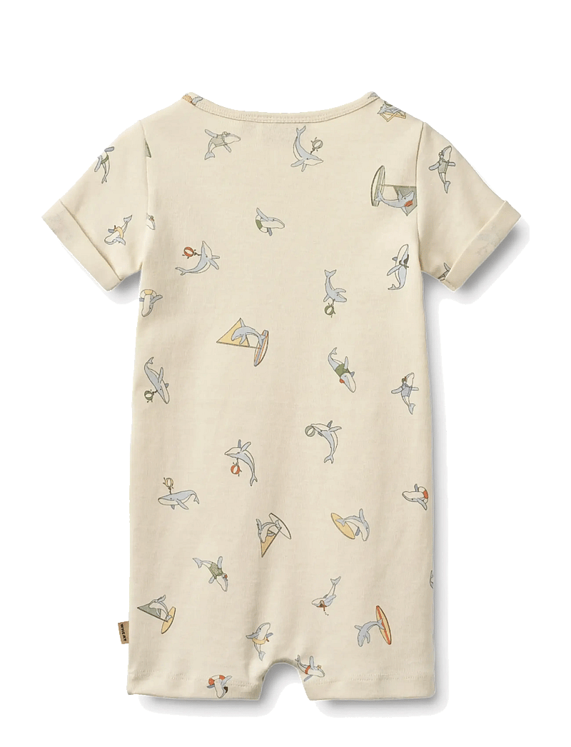 Wheat - Jumpsuit S/S Alfred - kurzärmelig - whale friends - 1
