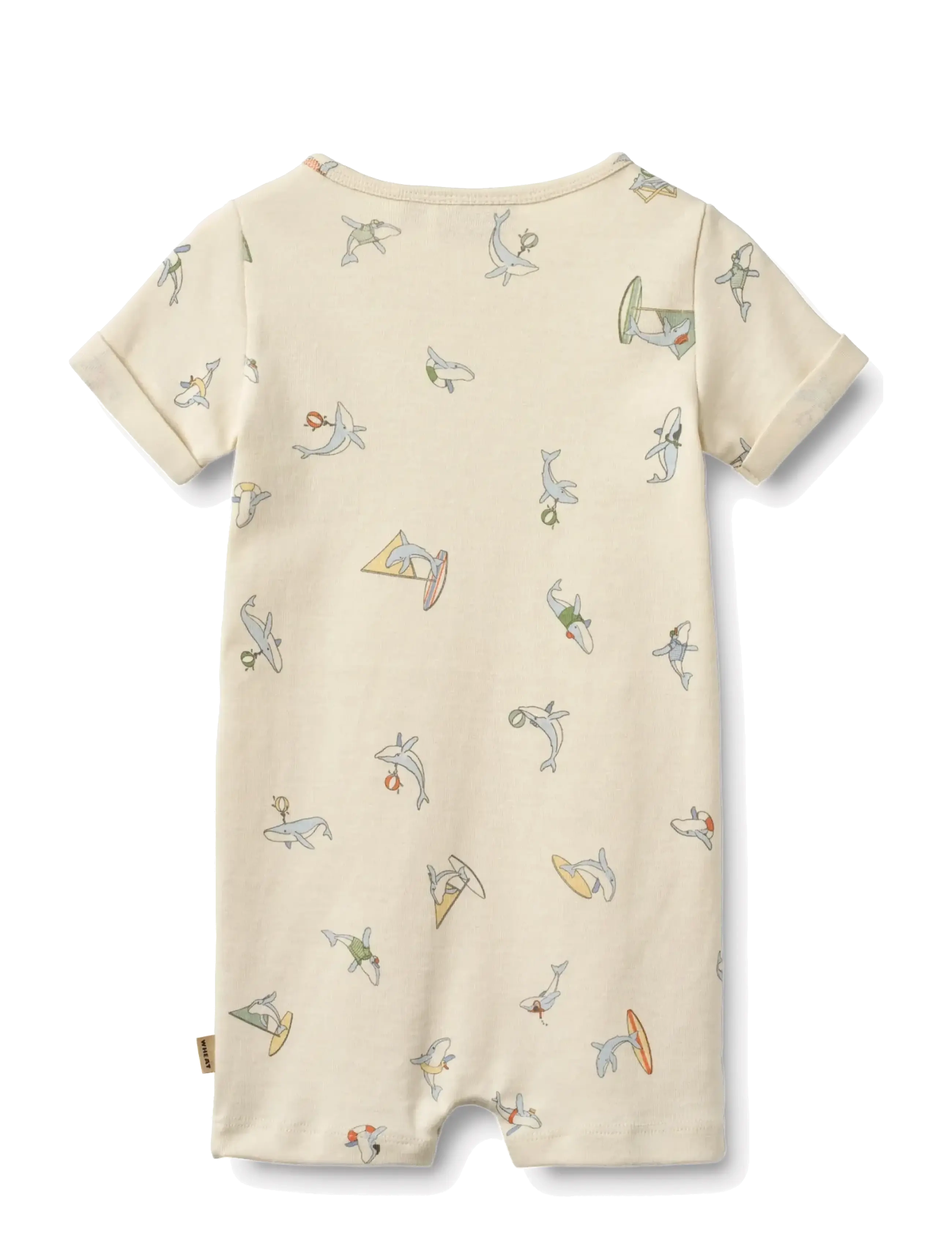 Wheat - Jumpsuit S/S Alfred - kurzärmelig - whale friends - 1