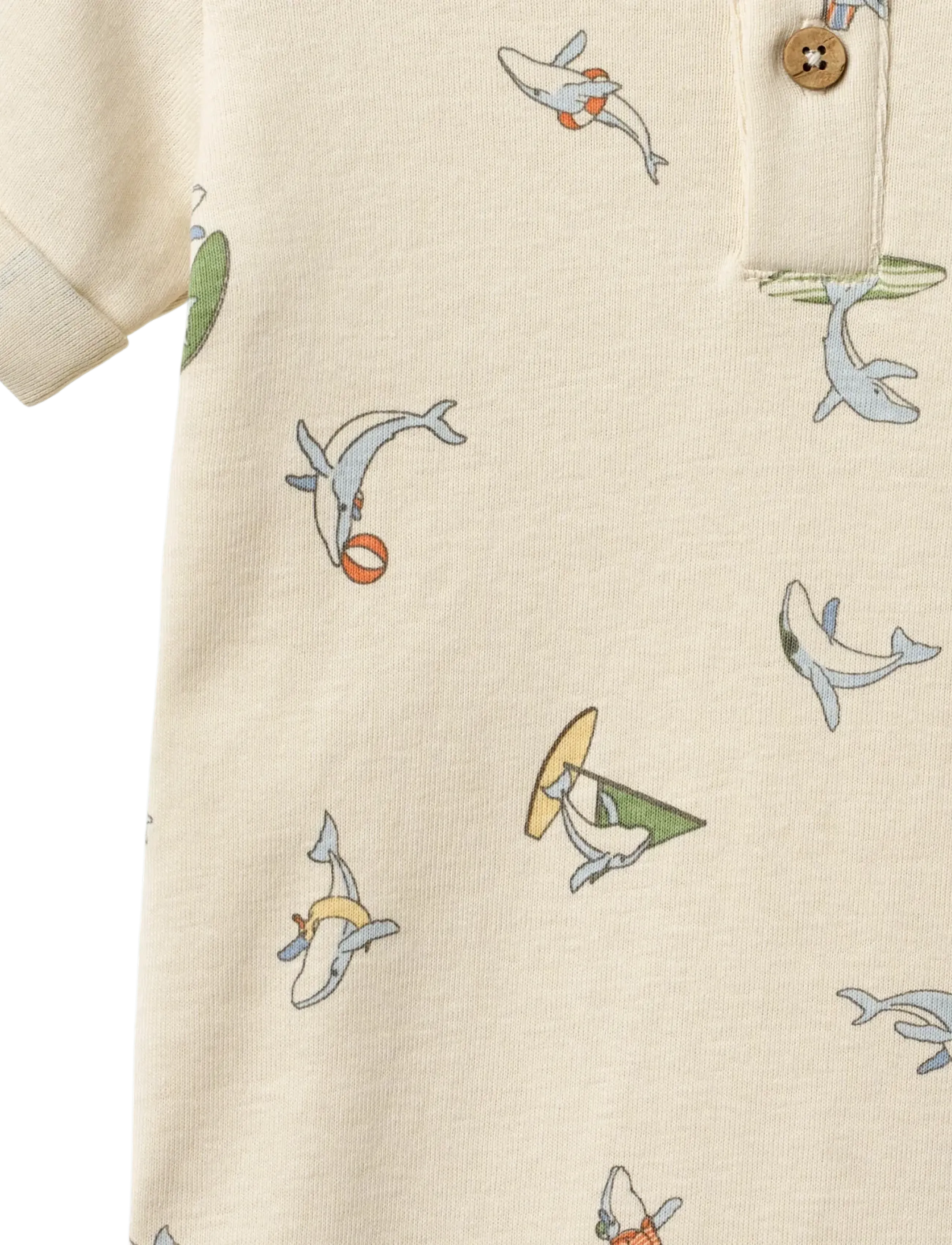 Wheat - Jumpsuit S/S Alfred - kurzärmelig - whale friends - 2