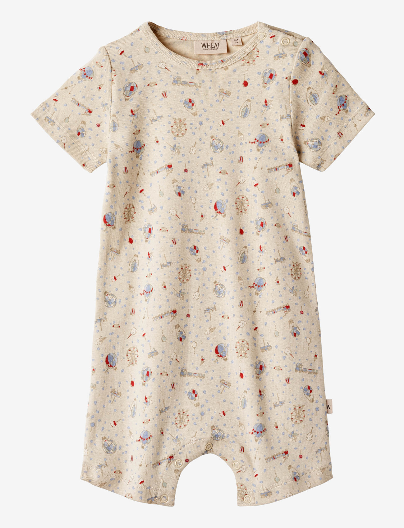 Wheat - Playsuit S/S Alberto - fun park - 0