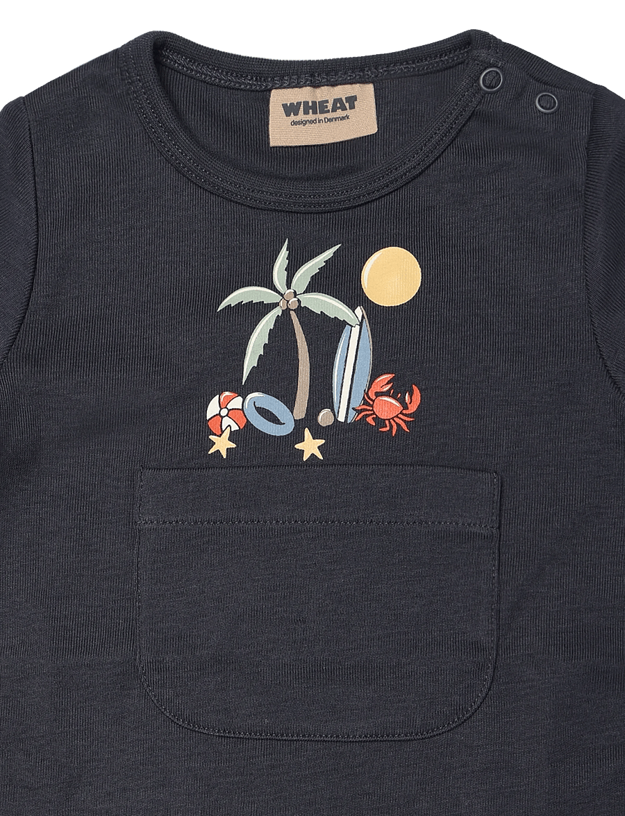 Wheat - Playsuit S/S Per - byxdress - ink - 2