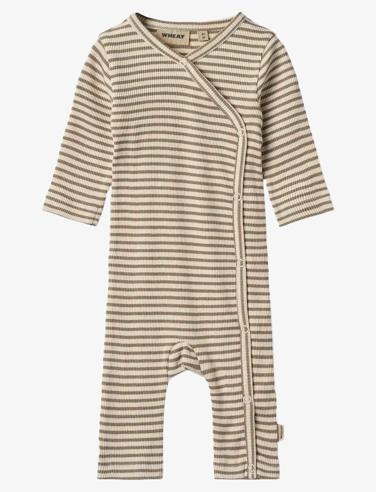 Wheat - Wrapsuit Everest - stone stripe - 1