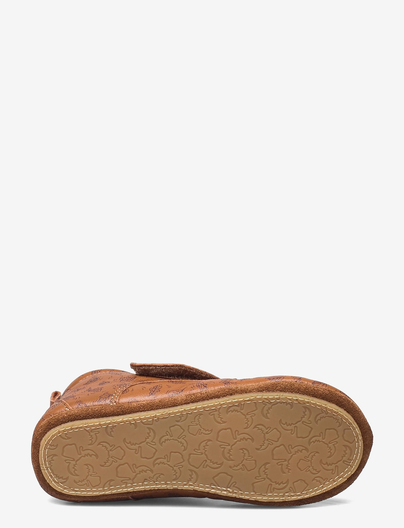 Wheat - Dakota Print Indoor Shoe - cognac leaves - 4