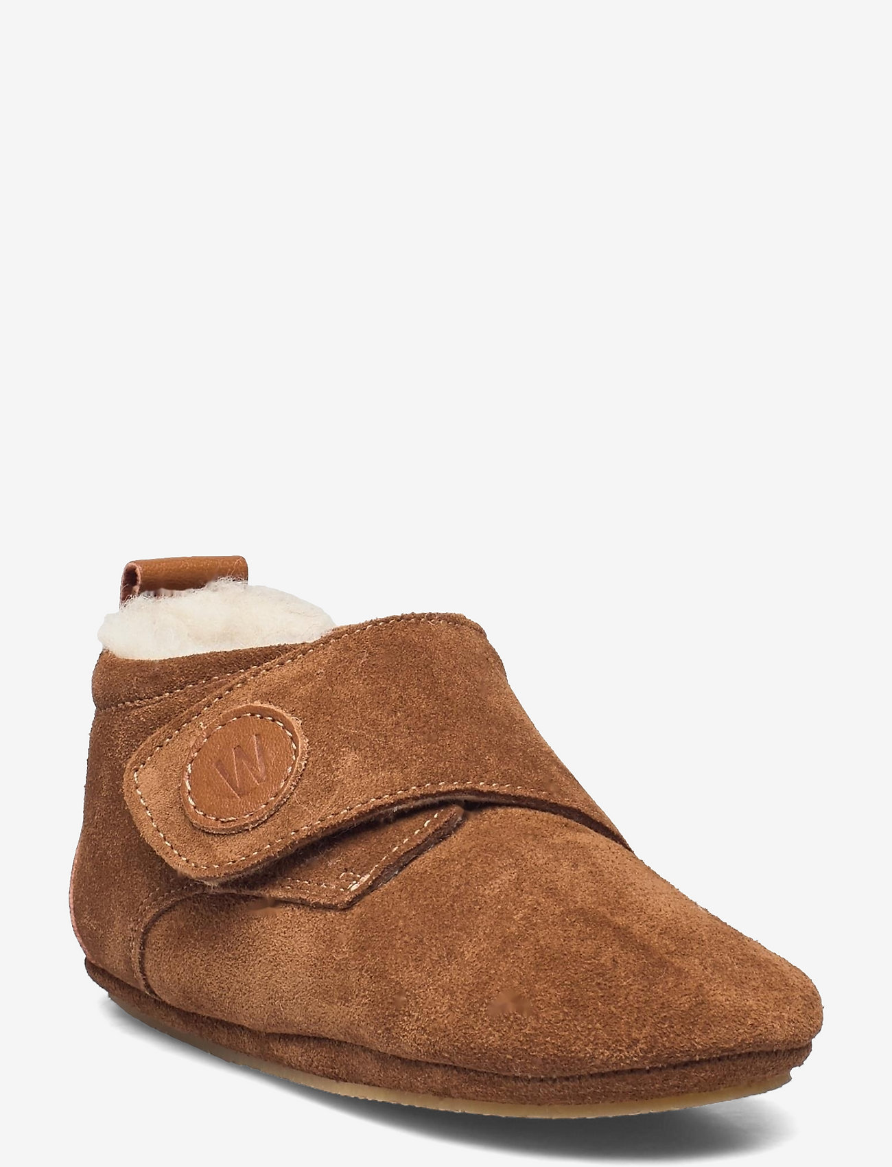 Wheat - Angel Wool Indoor Shoe - cognac - 0
