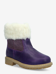 Timian Wool Top Boot - BERRY