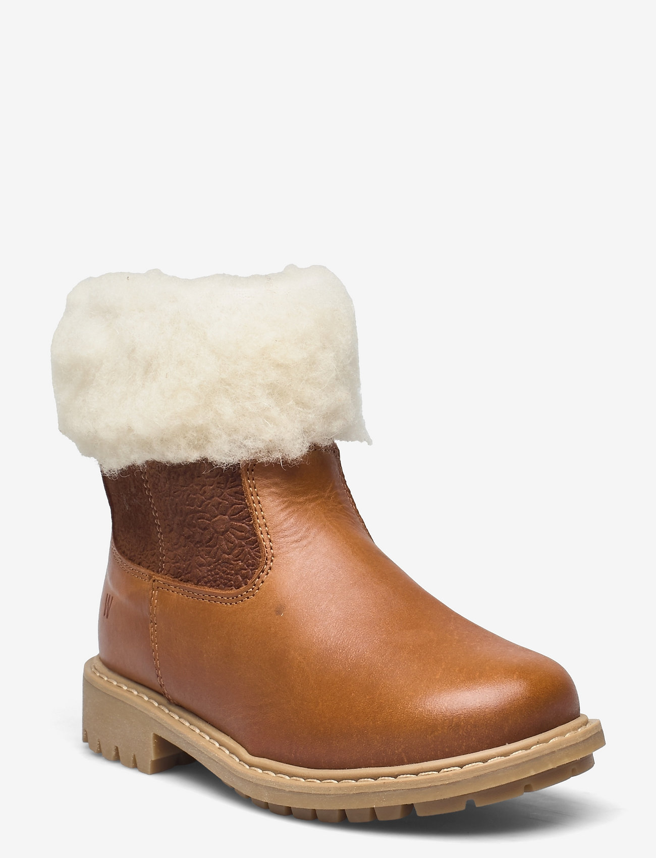 Wheat - Timian Wool Top Boot - lapset - cognac - 0