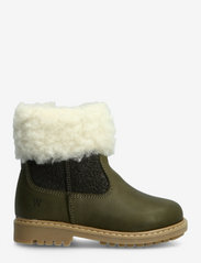 Wheat - Timian Wool Top Boot - kids - olive - 1