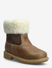 Wheat - Timian Wool Top Boot - vaikams - taupe - 0