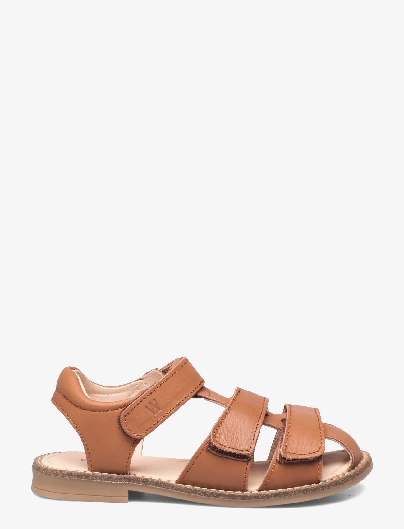Wheat - Addison leather sandal - zomerkoopjes - amber brown - 1