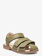 Addison leather sandal - HEATHER GREEN
