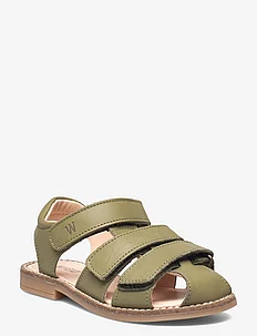 Addison leather sandal, Wheat