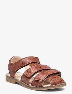 Addison AOP sandal, Wheat