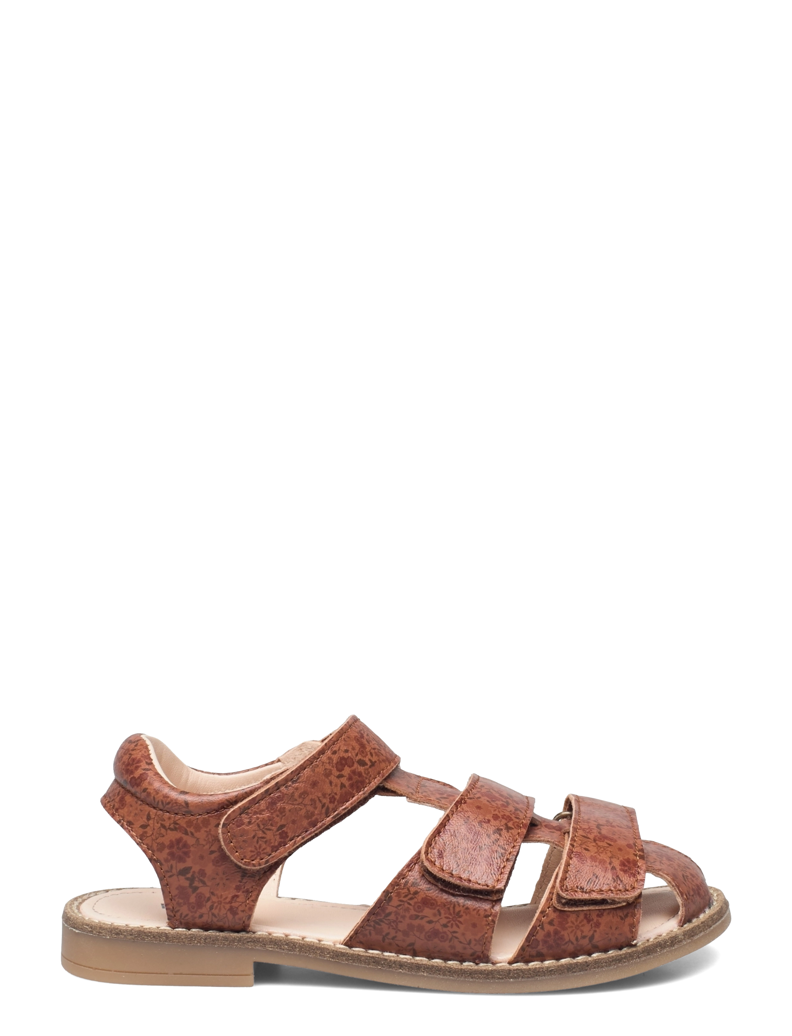 Wheat - Addison AOP sandal - gode sommertilbud - amber brown flowers - 1
