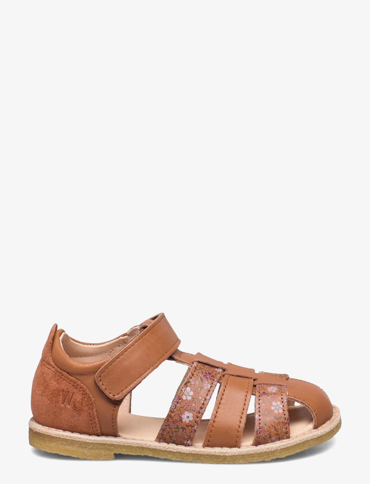Wheat - Bailey sandal print stripes - letnie okazje - amber brown - 1