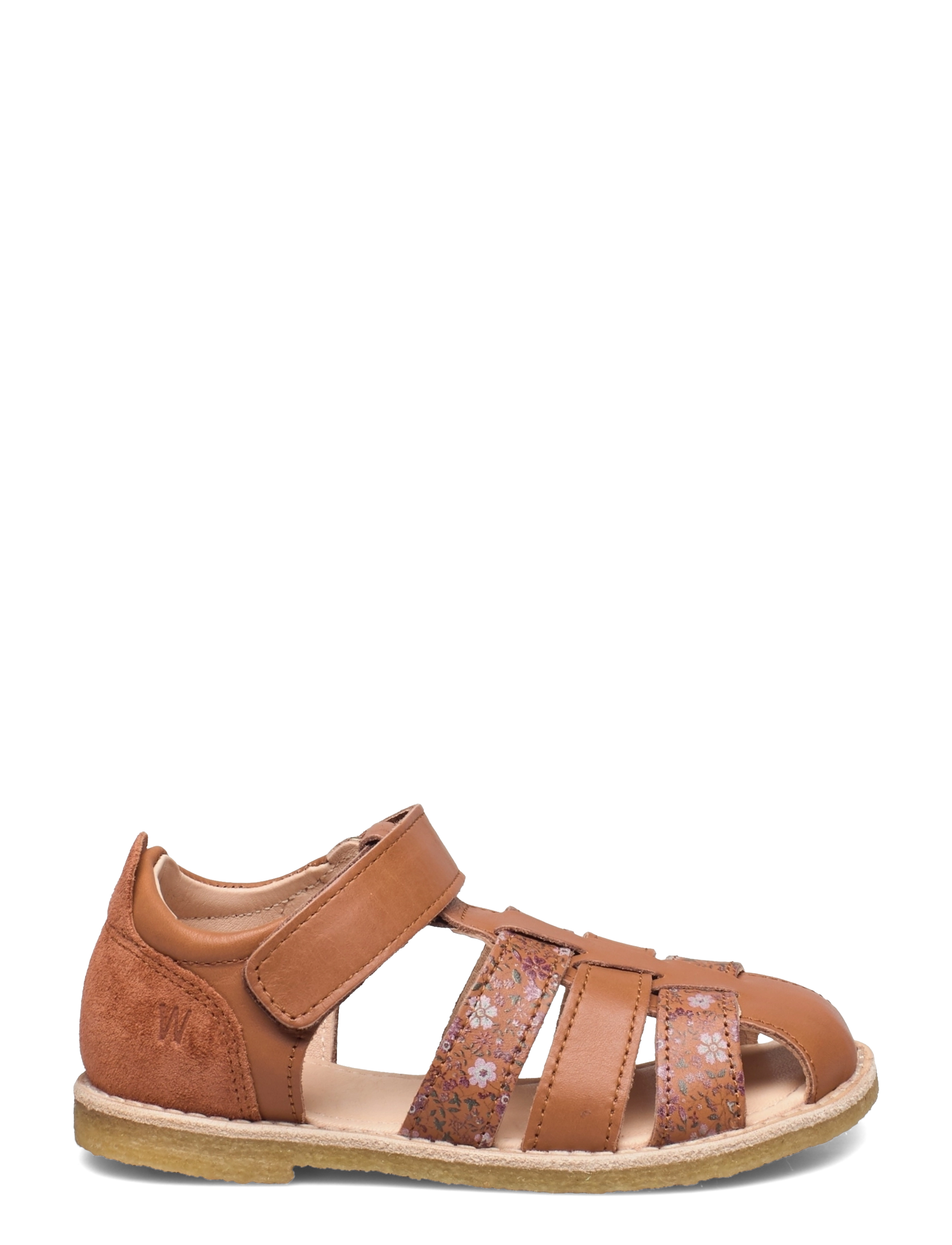 Wheat - Bailey sandal print stripes - amber brown - 1